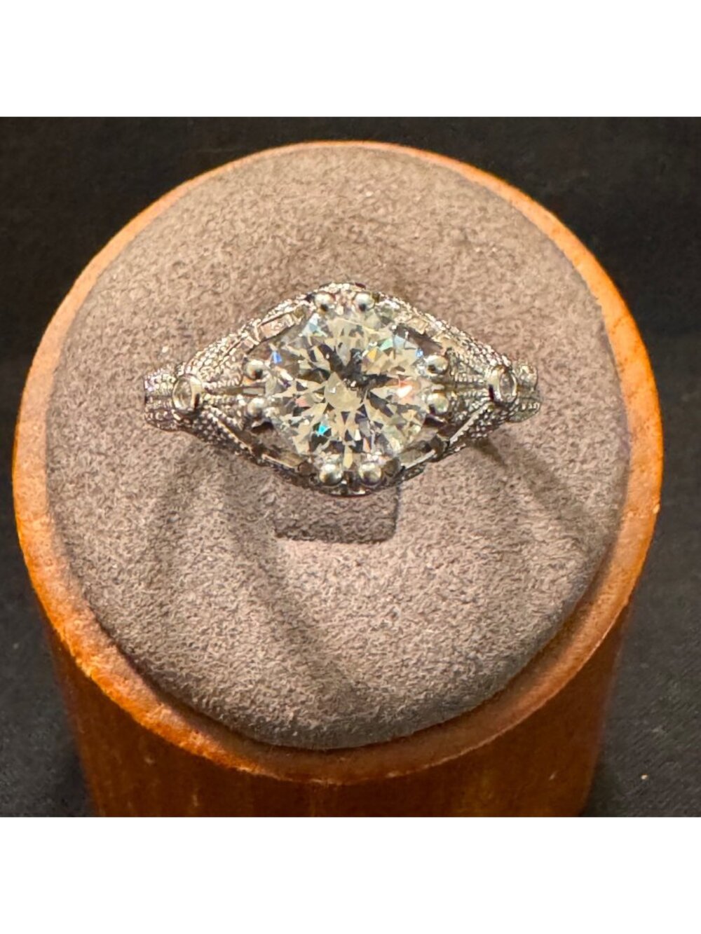 Solid Sterling Silver 925 Cubic Zirconia Prong Set Band Ring Size 9.75